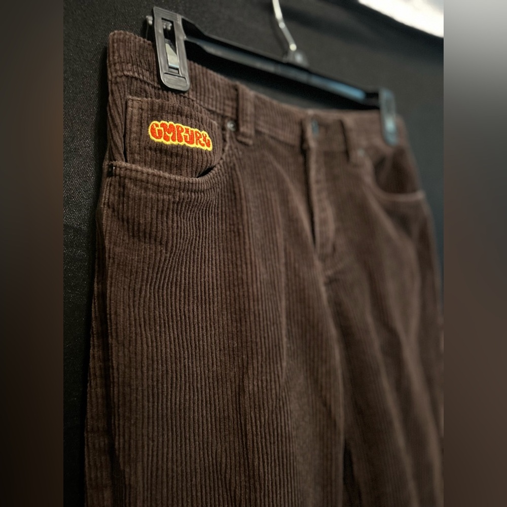 Empyre Pants Men's 26x26 Corduroy Relaxed Fit Brown Baggy Skate Streetwear Y2K